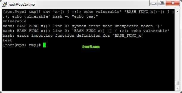 Check Bash Code Injection Vulnerability (Shellshock)