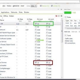 NetLimiter 4 on Windows 7