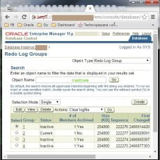 How to check the frequency of redo log switches ?