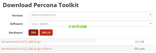 Download Percona Toolkit 3.0.5 Linux-Generic i386